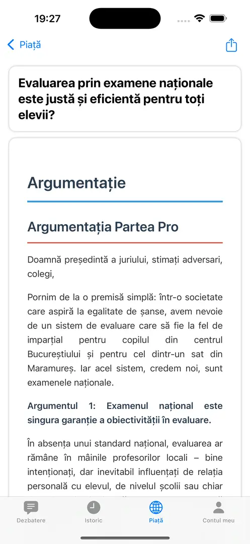 Analiza punctelor de vedere